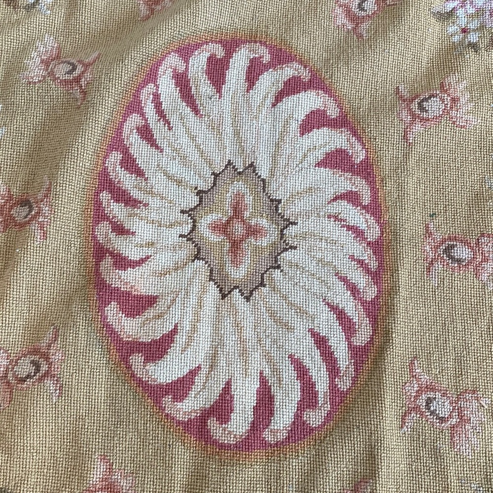Antique Needlepoint Rug